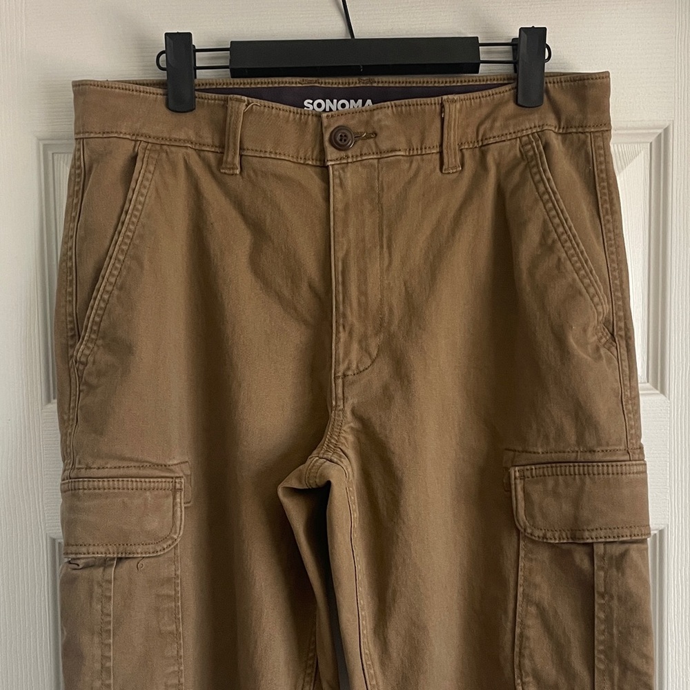 Sonoma Men's Brown Cargo Pants